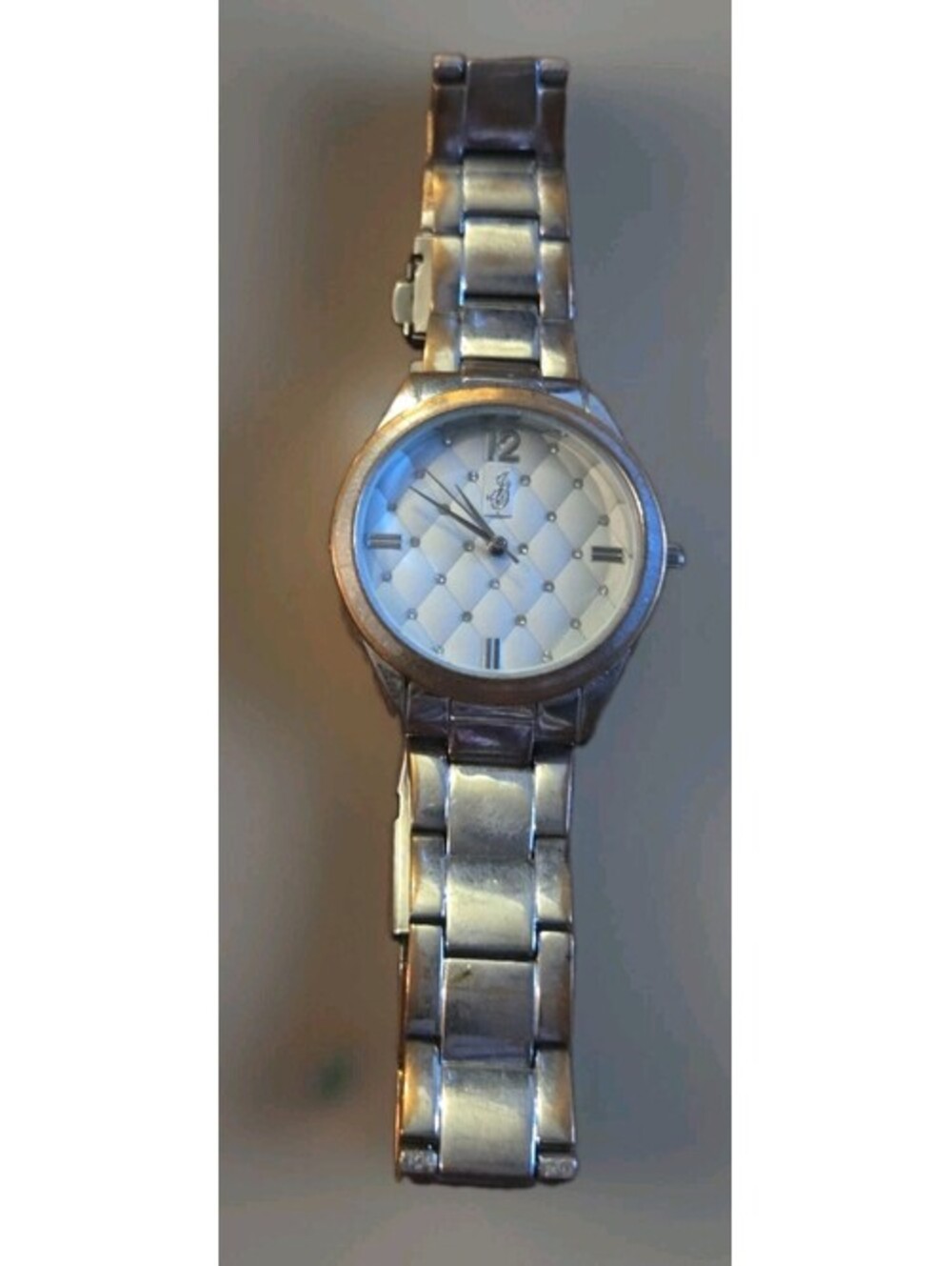 Ladies Jaclyn Smith Round Crystal Dial Wristwatch  AS IS For Parts Only